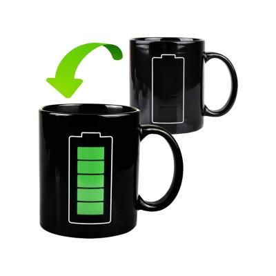 Magic Heat Color Changing Ceramic Coffee Cup Mug thumbnail